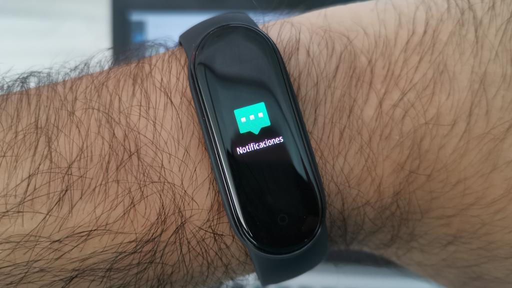 Centro de notificaciones en Xiaomi MI Band 5