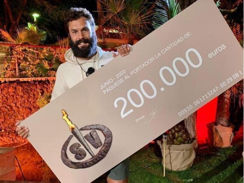 Jorge alcanzó la victoria de 'Supervivientes 2020'.