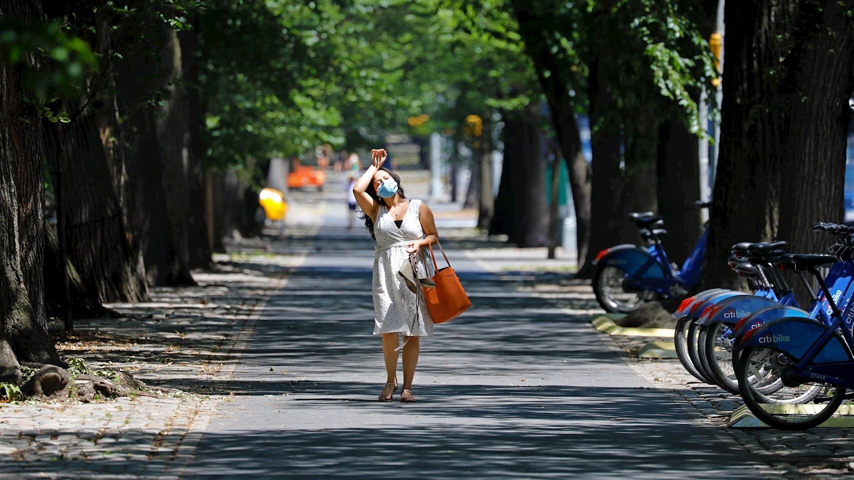 Calor hasta a la sombra. EFE/EPA/Peter Foley