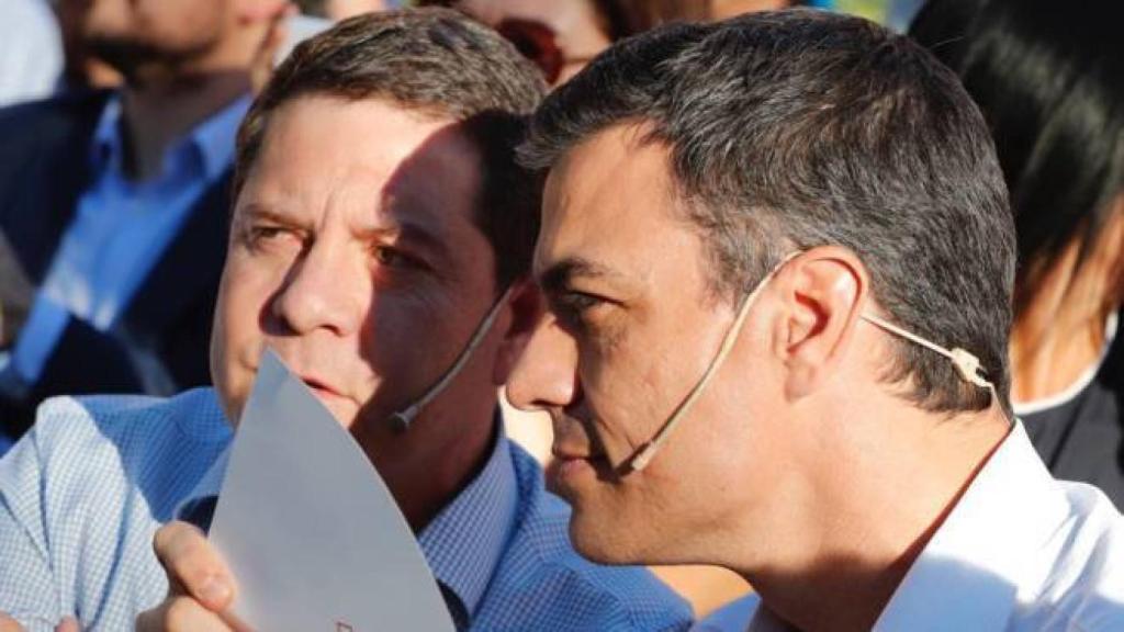 Emiliano García-Page y Pedro Sánchez en una imagen de archivo