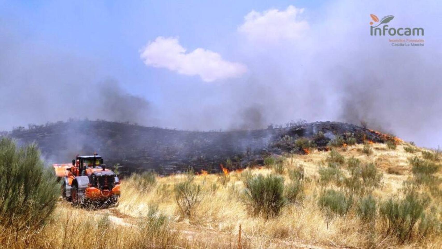 Incendio en Albarreal de Tajo este viernes