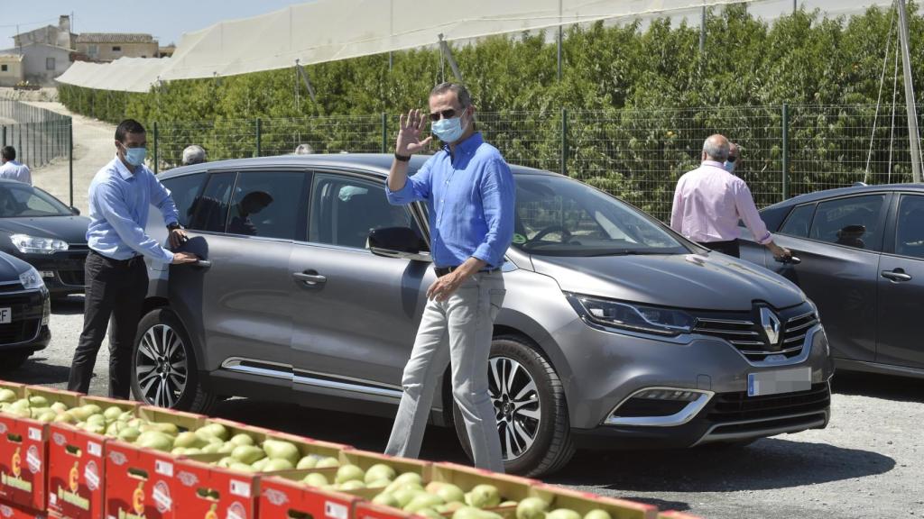 Con el Renault Espace en Cieza (Murcia).