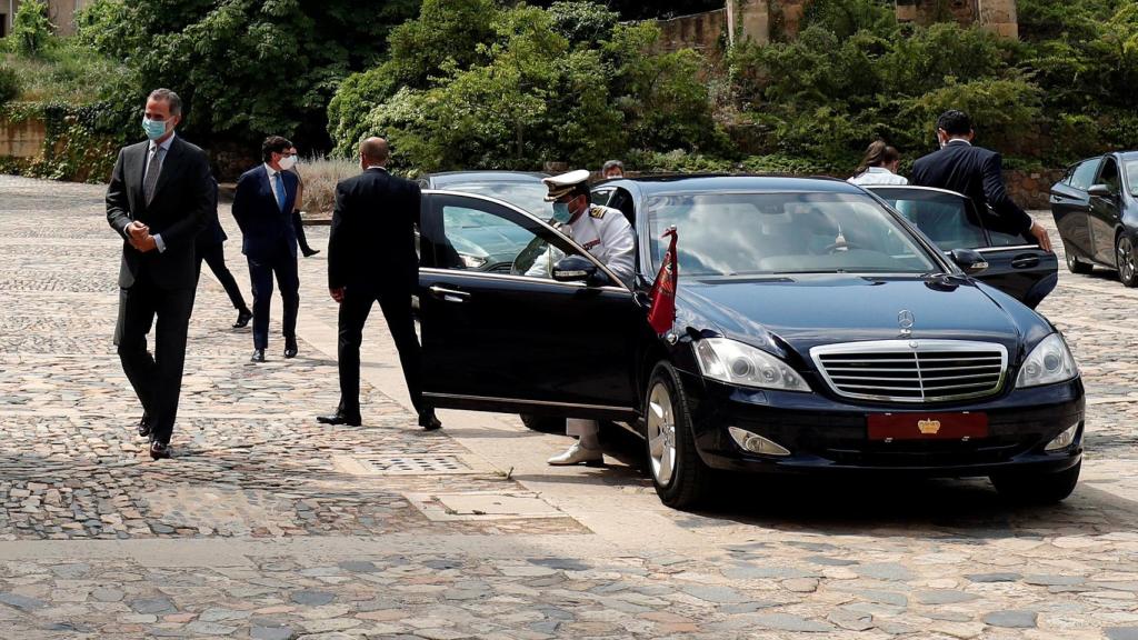 El Mercedes Clase S de casi 14 años en la visita a Tarragona.