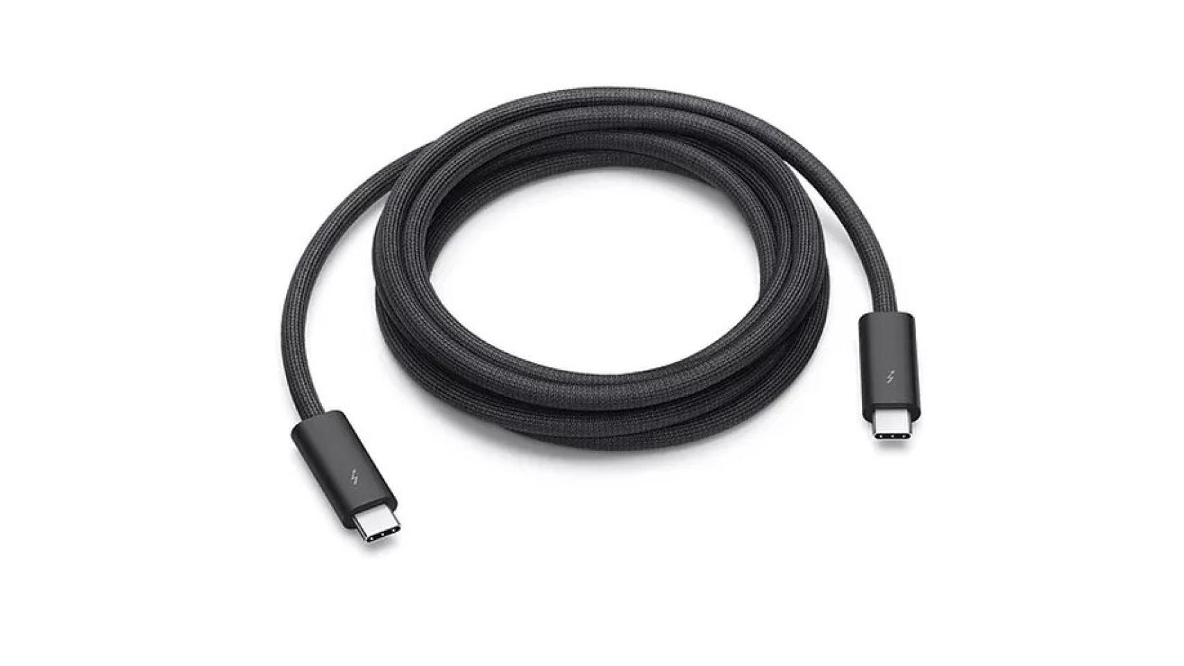 Cable Thunderbolt 3 que vende Apple.