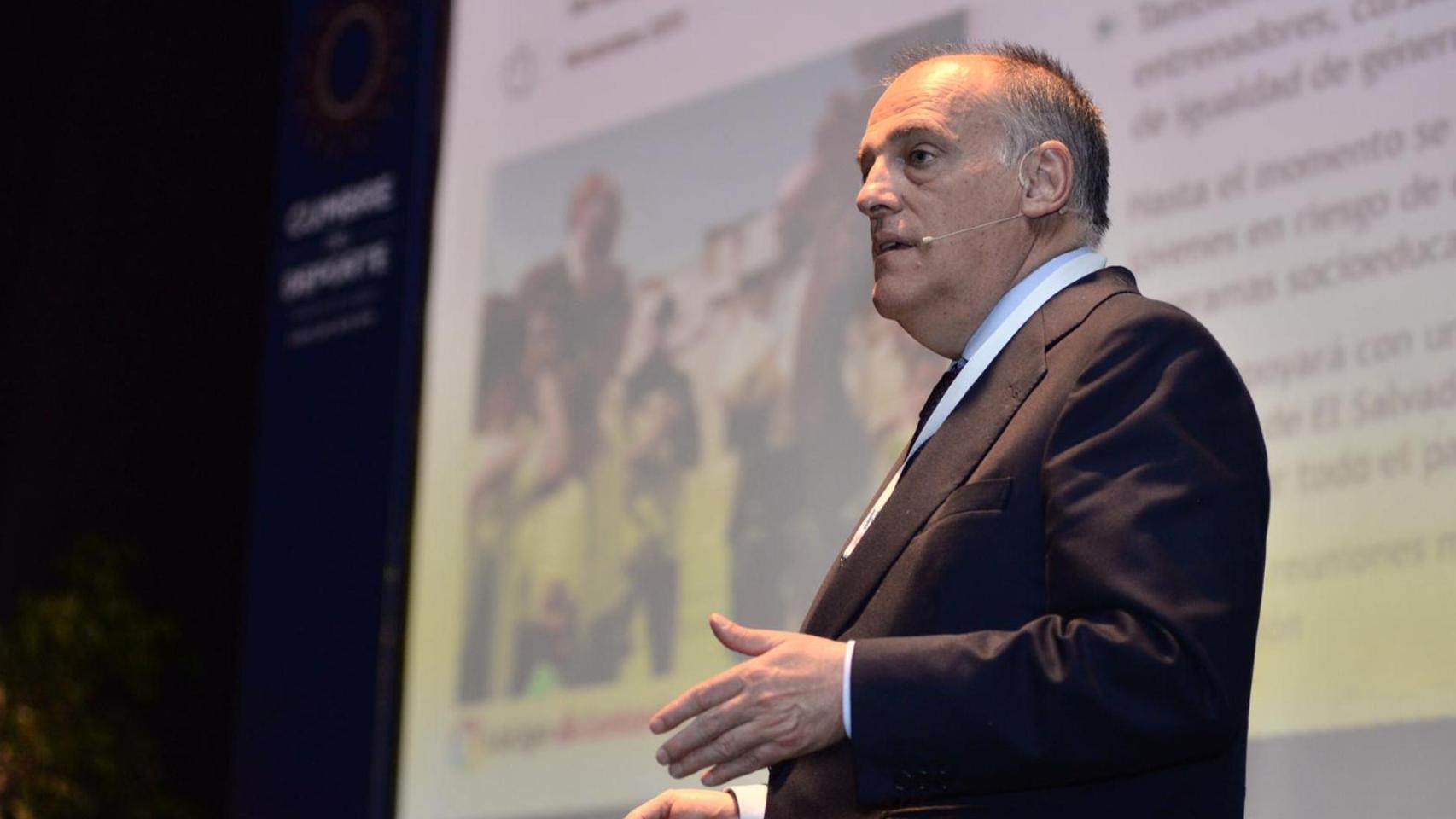 Javier Tebas, presidente de La Liga.