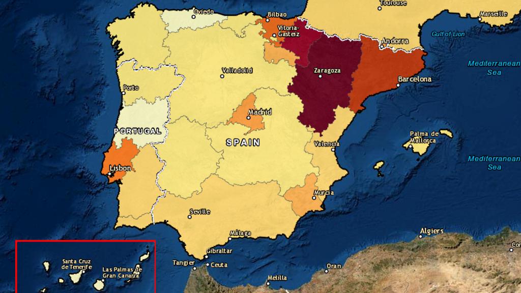 Incidencia del COVID-19 por Comunidades Autónomas. ECML Covid.