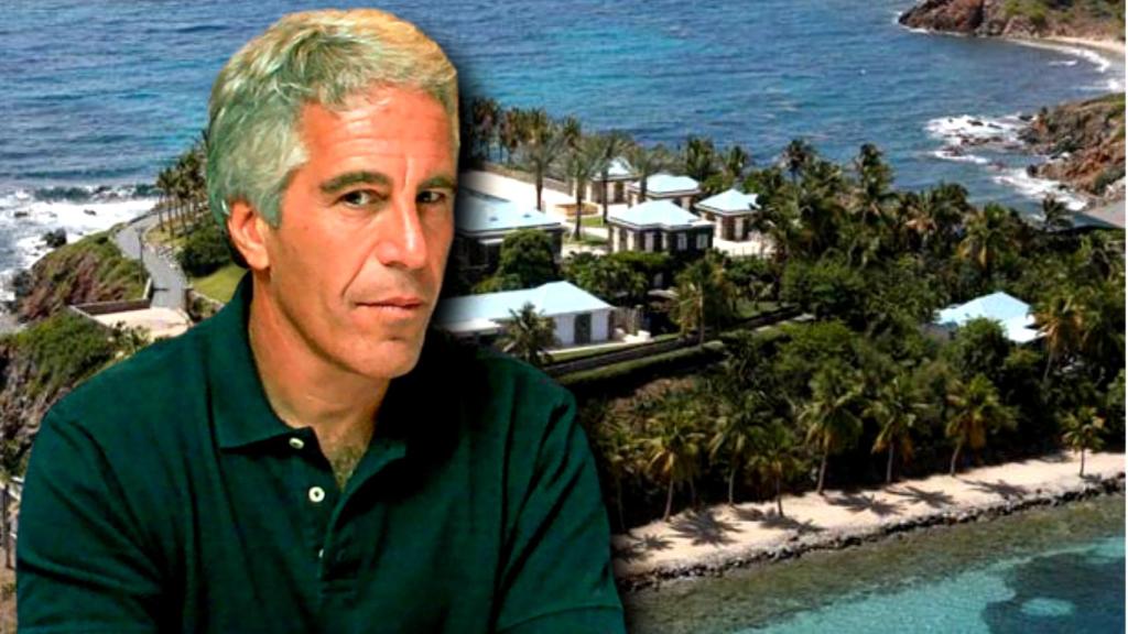 Jeffrey Epstein en un montaje de Jaleos.