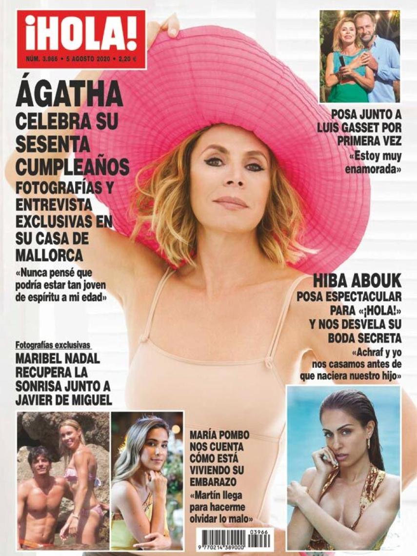 Portada de la revista '¡HOLA!' con la noticia de la boda de Hiba Abouk.