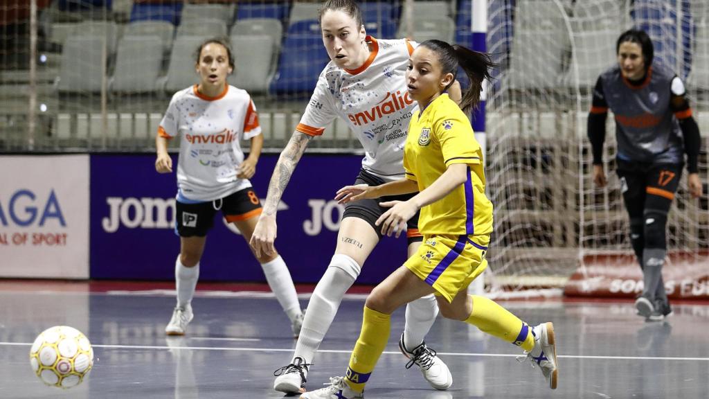 Partido de los playoffs femeninos de fútbol sala