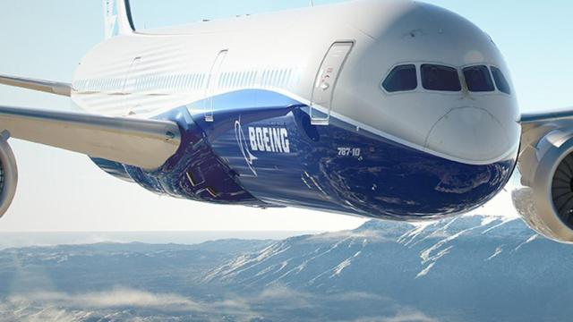 Uno de los aviones de Boeing.