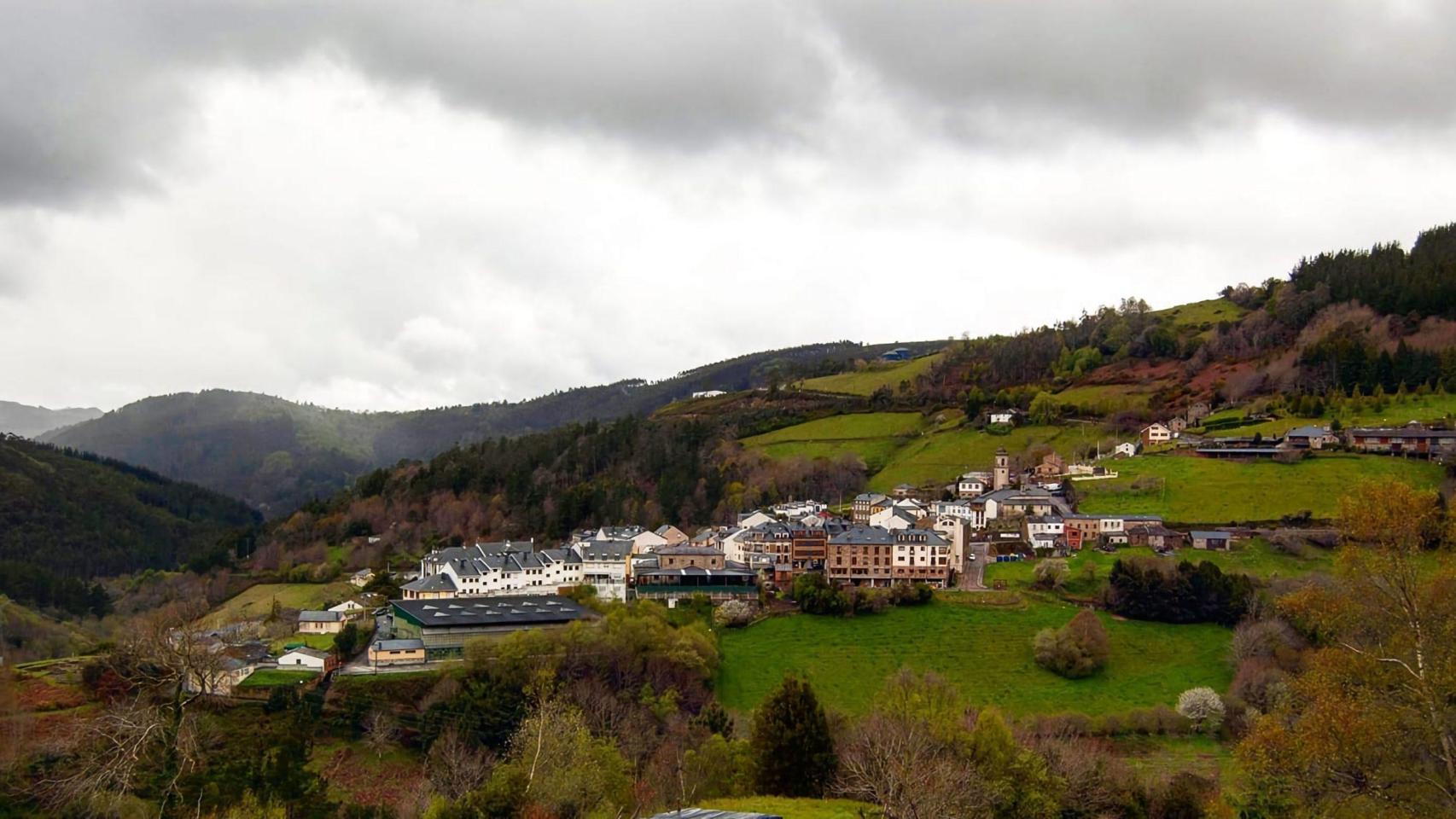 Panorámica del pueblo de Taramundi