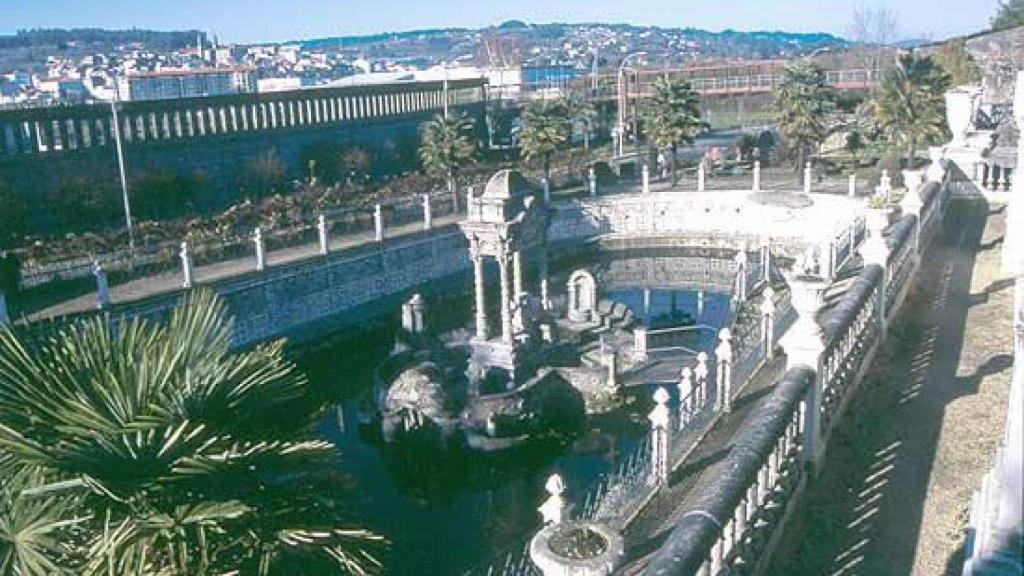 Estanque del Retiro en el parque del Pasatiempo.