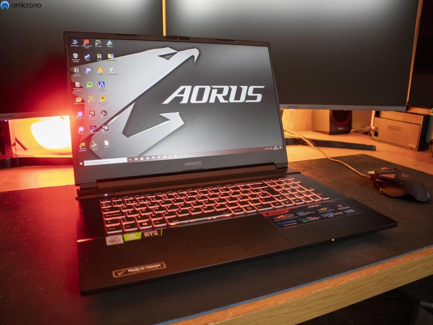 El Aorus 7 tiene una buena pantalla.