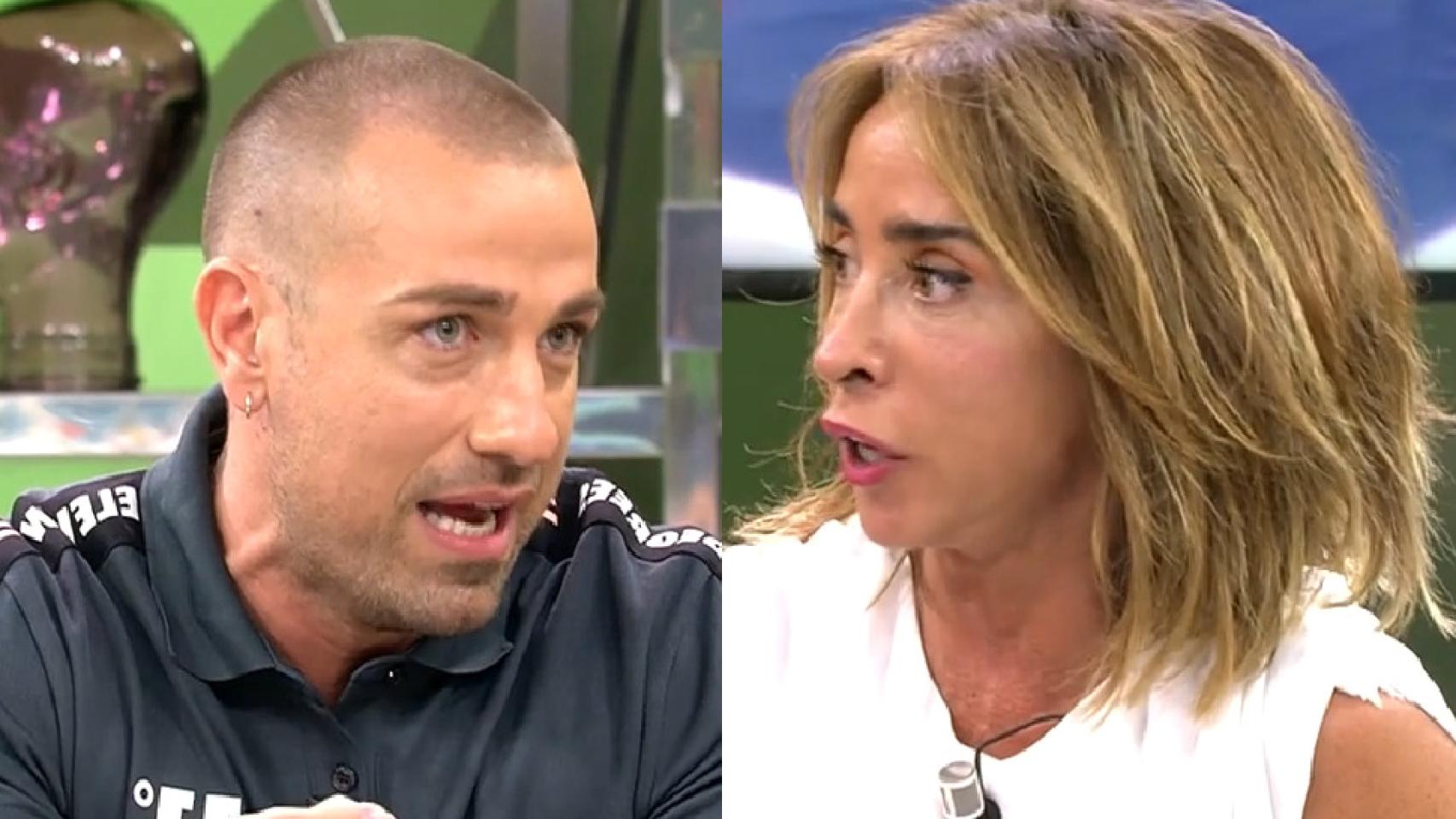 Rafa Mora y María Patiño en 'Sálvame' (Telecinco)