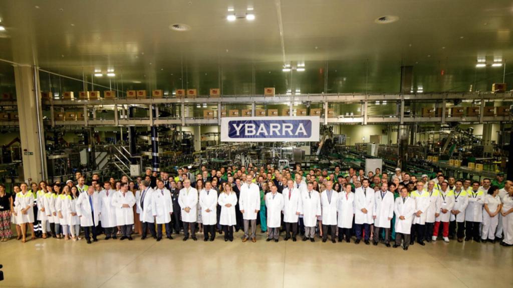 El Rey Felipe VI inaugura la nueva fábrica de Ybarra en Dos Hermanas (Sevilla)