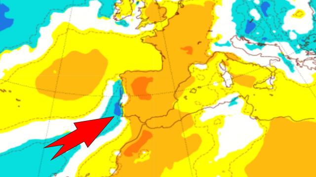 Anomalías de temperaturas para la primera semana de agosto. AEMET.