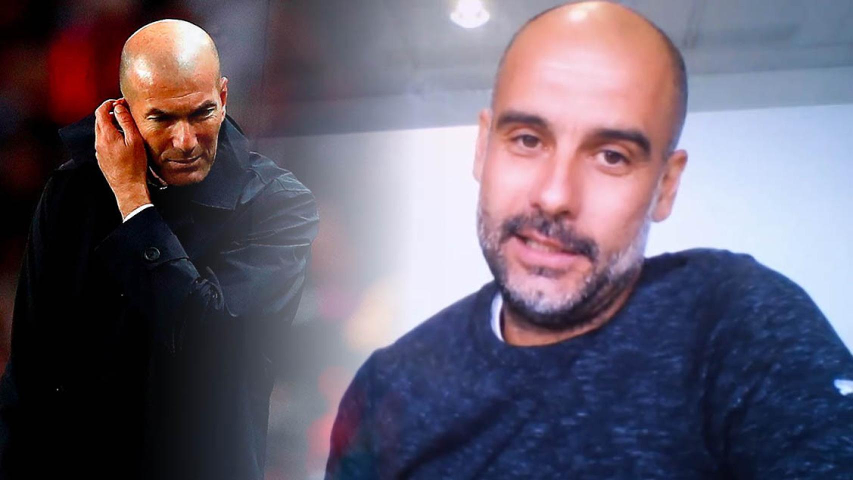 Guardiola se rinde a Zidane: Me alegro mucho de que le vayan bien las cosas