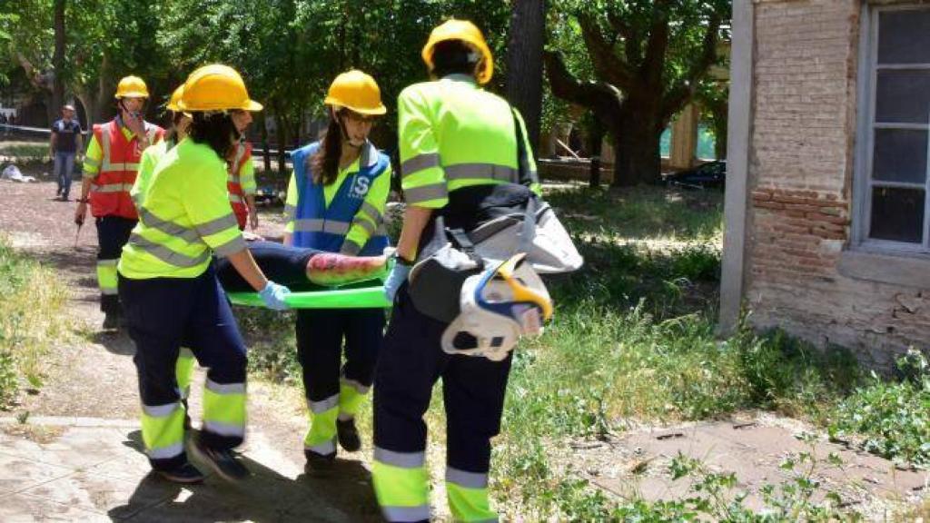 Simulación de enfermería de emergencias el pasado mes de mayo