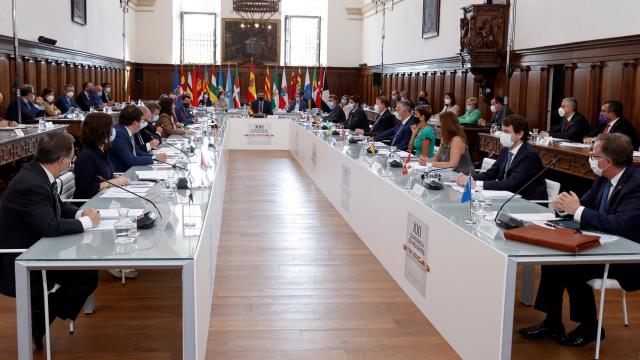 La Conferencia de Presidentes de San Millán de la Cogolla, en imágenes