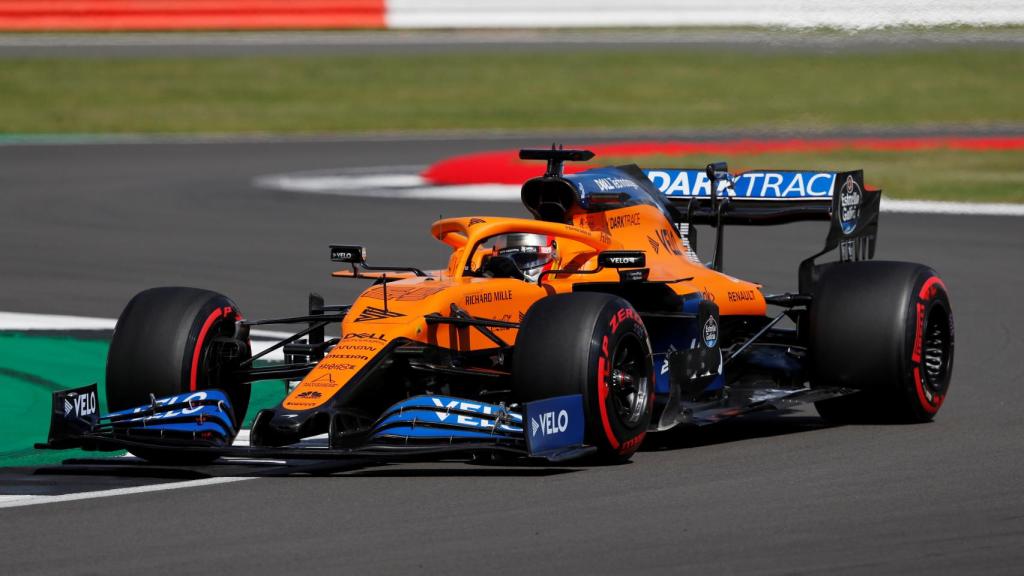 Carlos Sainz, en el GP de Gran Bretaña