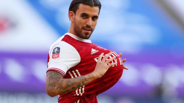 Dani Ceballos, durante la final de la FA Cup 2020 con el Arsenal