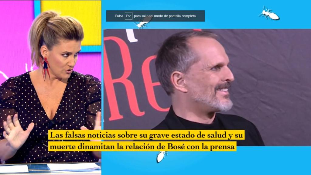 Miguel Bosé, protagonista de 'Hormigas Blancas'.