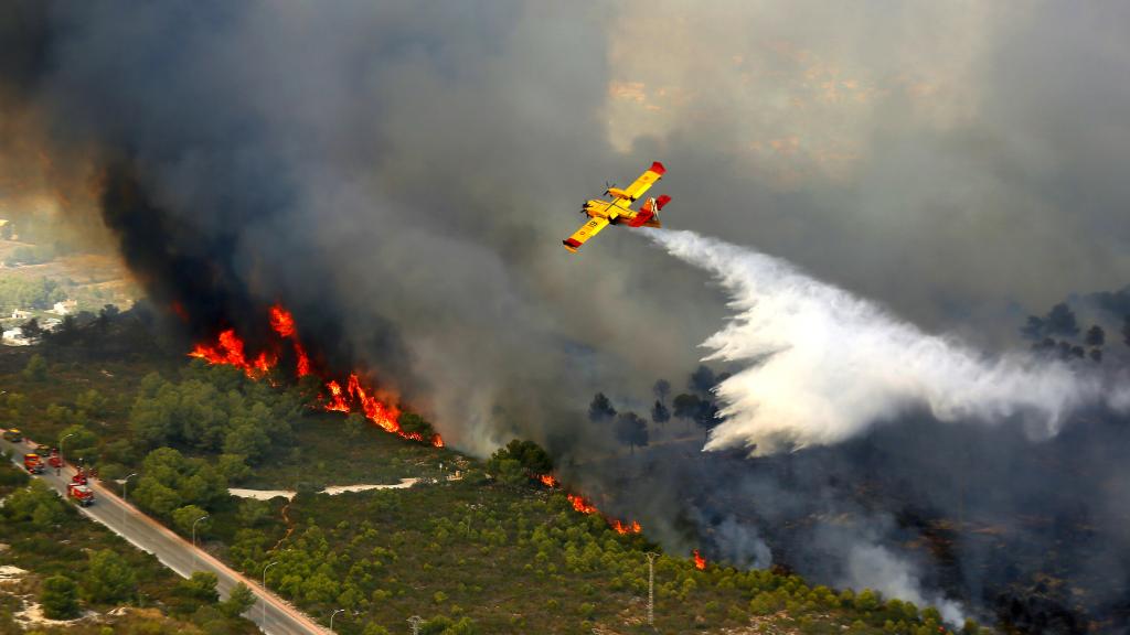 El 'botijo' avión anfibio del Ejército del Aire español