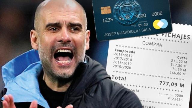 Pep Guardiola y su cuenta de fichajes con el Manchester City