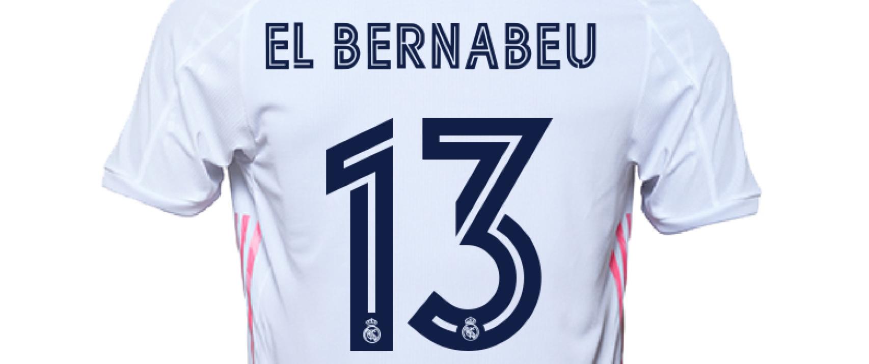 Camiseta del Real Madrid 2020/21 personalizada