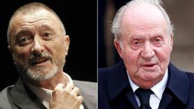 Pérez-Reverte y Juan Carlos I.