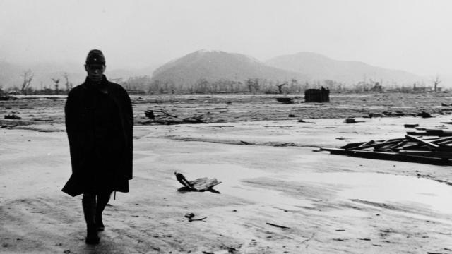 Hiroshima arrasada tras el ataque nuclear del 6 de agosto de 1945. Foto de archivo