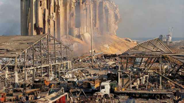 Vista general de los daños provocados por la explosión del martes en el puerto de Beirut.
