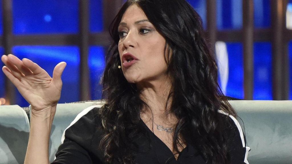 Maite Galdeano en una imagen reciente en un plató de Telecinco.