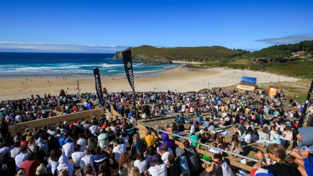 Imagen de archivo del evento en la playa de O Rodo