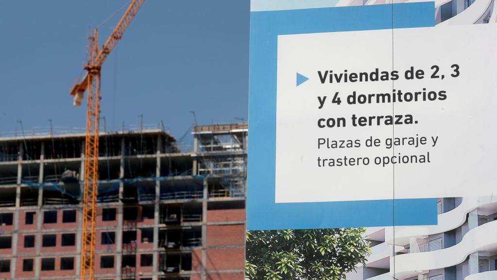 En la imagen, una promoción de vivienda nueva en Valencia.