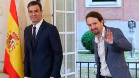 Pedro Sánchez, presidente del Gobierno, y Pablo Iglesias, vicepresidente segundo.