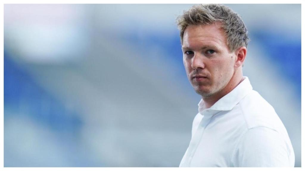 Julian Nagelsmann, en un partido del Leipzig