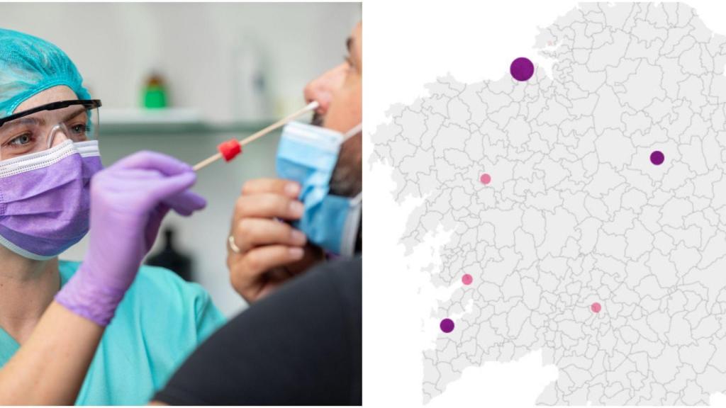 Coronavirus: 310 positivos nuevos en Galicia, 84 en A Coruña y 3.484 casos activos