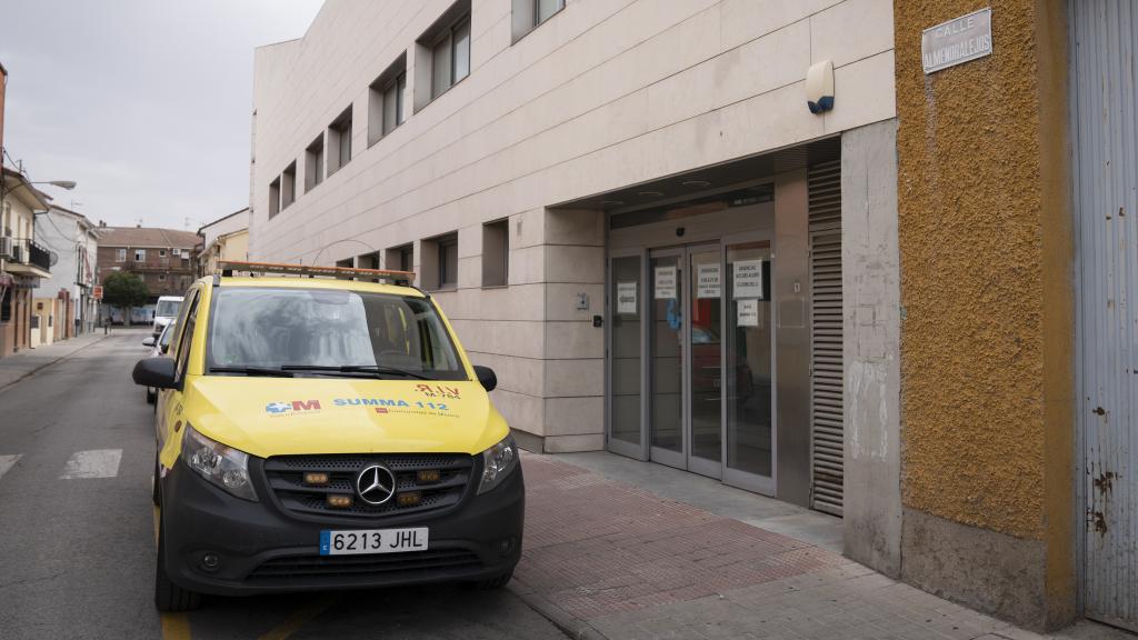 Entrada del Centro de Salud del municipio.