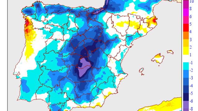 La llegada de una vaguada en altas capas de la atmósfera provocará una bajada de temperaturas.