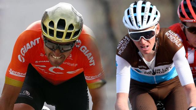 Greg Van Avermaet y Romain Bardet