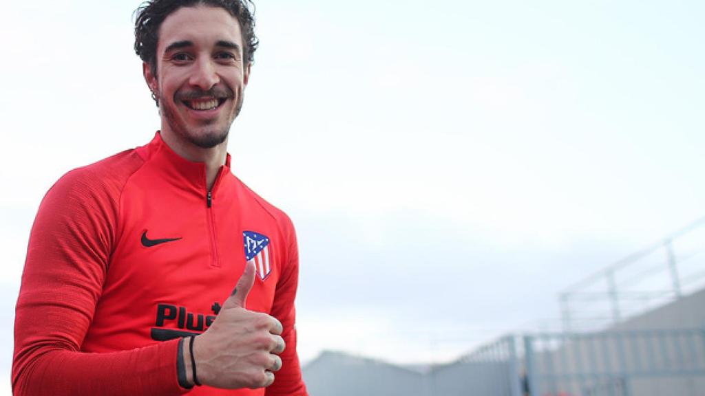 Sime Vrsaljko, con el Atlético de Madrid