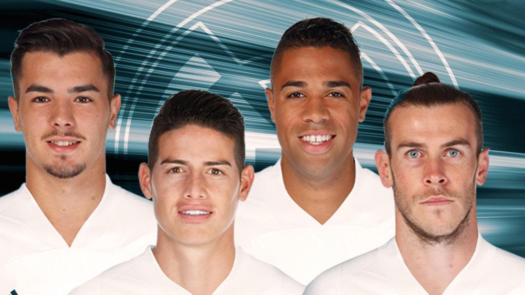 Brahim, James, Mariano y Bale