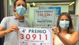 La Administración San Nicolás (A Coruña) reparte 100.000 euros de la Lotería Nacional