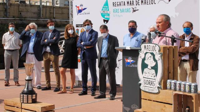 Presentacion del Mar de Maeloc Rías Baixas, hoy, en Vigo.