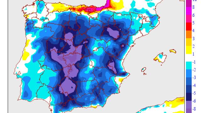 Las temperaturas se mantendrán en ligero descenso durante el día de hoy, según la Aemet.