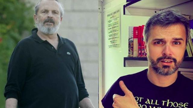 Miguel Bosé y el escritor Juan Gómez-Jurado.