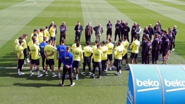 Entrenamiento del Barcelona