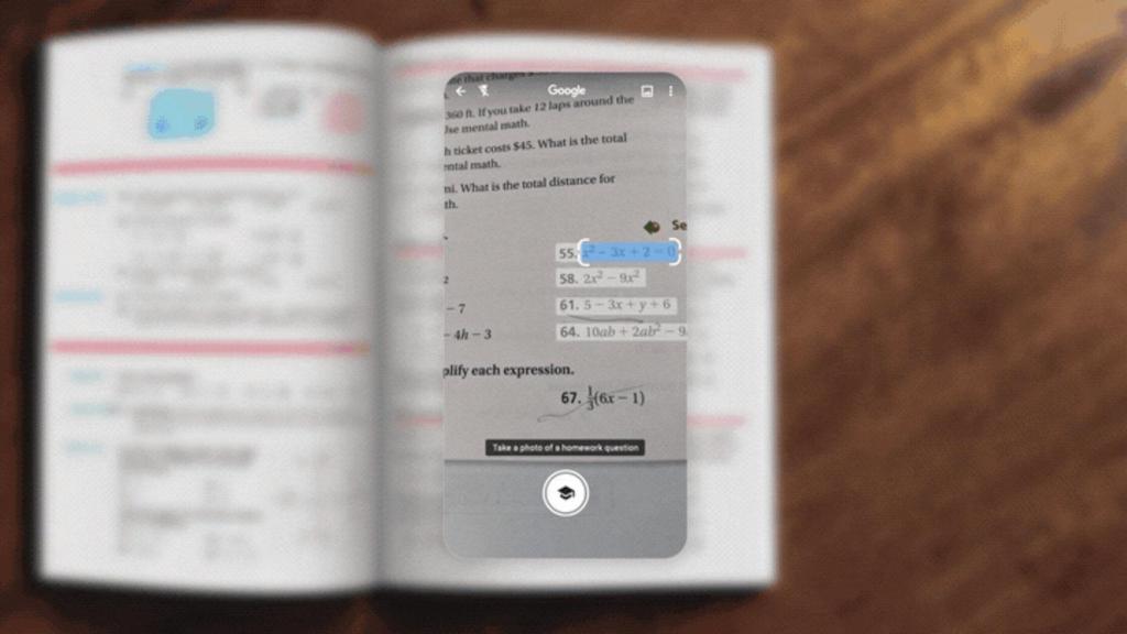 Google Lens ahora es capaz de detectar ecuaciones