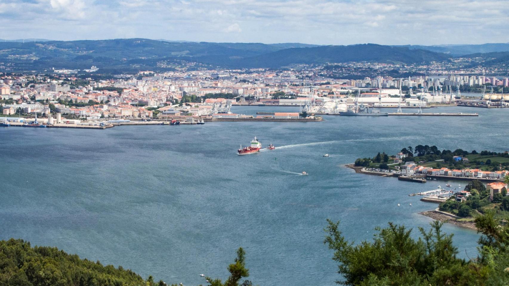 Panorámica de Ferrol.